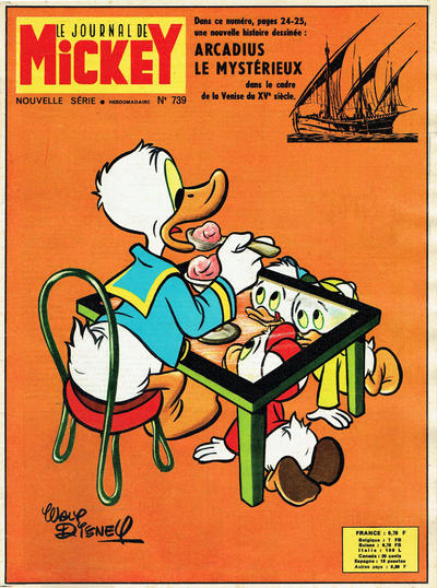Cover for Le Journal de Mickey (Hachette, 1952 series) #739