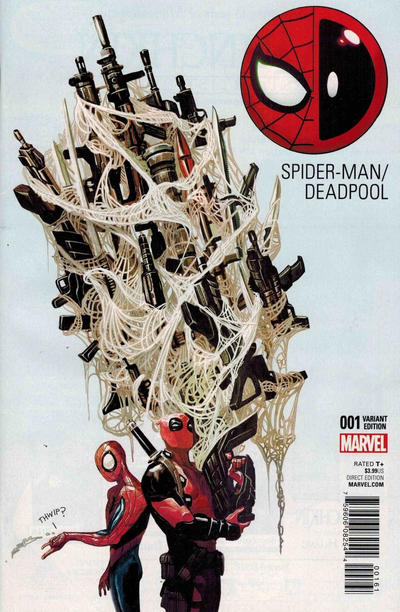 Cover for Spider-Man / Deadpool (Marvel, 2016 series) #1 [Variant Edition - Michael Del Mundo Cover]