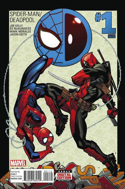 Cover for Spider-Man / Deadpool (Marvel, 2016 series) #1 [Second Printing]