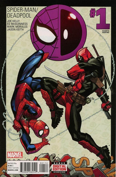Cover for Spider-Man / Deadpool (Marvel, 2016 series) #1 [Fourth Printing]