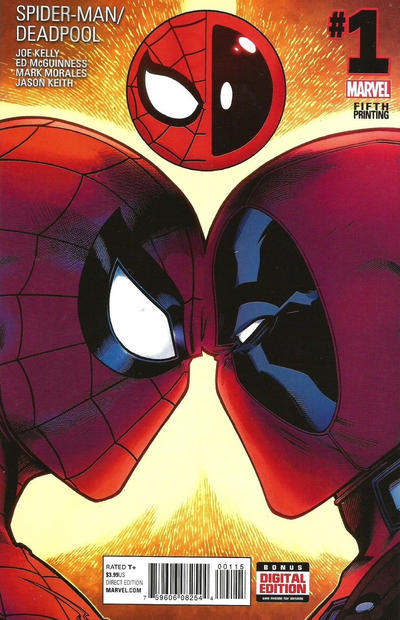 Cover for Spider-Man / Deadpool (Marvel, 2016 series) #1 [Fifth Printing]