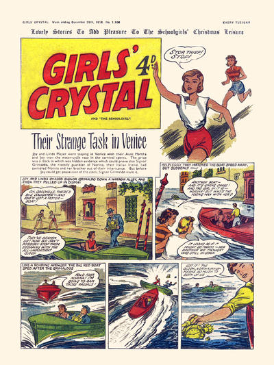 Cover for Girls' Crystal (Amalgamated Press, 1953 series) #1106