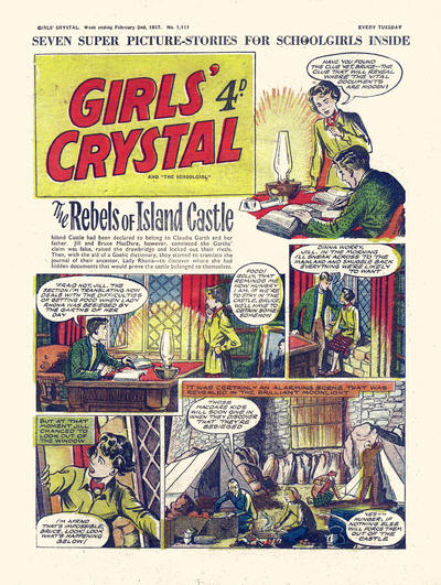 Cover for Girls' Crystal (Amalgamated Press, 1953 series) #1111