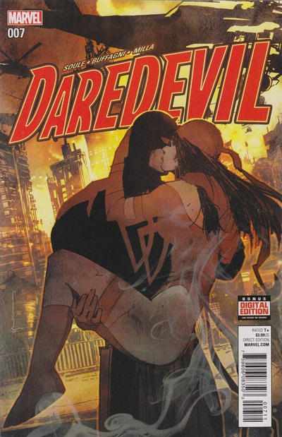 Cover for Daredevil (Marvel, 2016 series) #7 [Bill Sienkiewicz]
