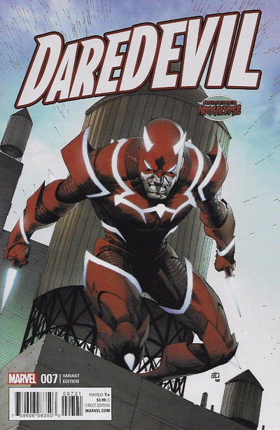 Cover for Daredevil (Marvel, 2016 series) #7 [Incentive Khoi Pham 'Age of Apocalypse' Variant]
