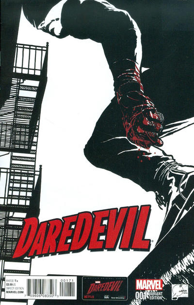 Cover for Daredevil (Marvel, 2016 series) #1 [Incentive Joe Quesada Variant]