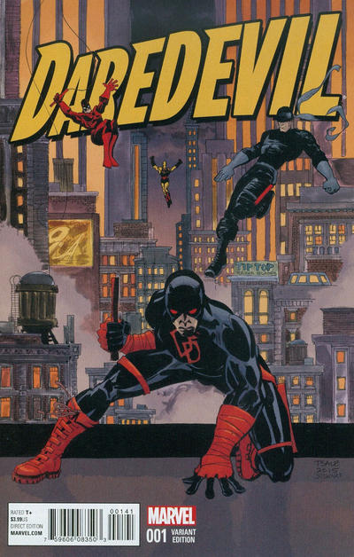 Cover for Daredevil (Marvel, 2016 series) #1 [Incentive Tim Sale Variant]