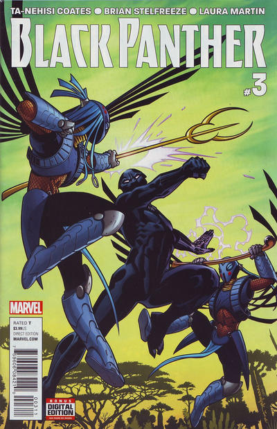 Cover for Black Panther (Marvel, 2016 series) #3