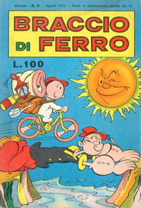 Cover Thumbnail for Braccio di Ferro (Edizioni Bianconi, 1963 series) #9