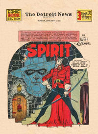 Cover for The Spirit (Register and Tribune Syndicate, 1940 series) #1/5/1941 [Detroit News Edition]