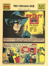 Cover Thumbnail for The Spirit (Register and Tribune Syndicate, 1940 series) #7/5/1942 [Chicago Sun Edition]