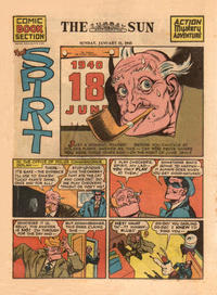 Cover Thumbnail for The Spirit (Register and Tribune Syndicate, 1940 series) #1/31/1943 [Baltimore Sun Edition]