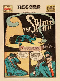 Cover Thumbnail for The Spirit (Register and Tribune Syndicate, 1940 series) #7/25/1943 [Philadelphia Record Edition]