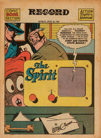Cover for The Spirit (Register and Tribune Syndicate, 1940 series) #6/20/1943 [Philadephia Record Edition]