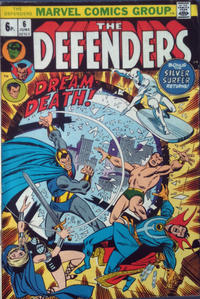 Cover Thumbnail for The Defenders (Marvel, 1972 series) #6 [British]