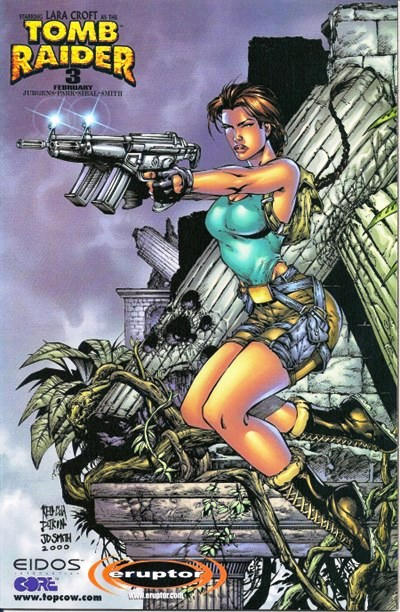 Cover for Tomb Raider: The Series (Image, 1999 series) #3 [Monster Mart Variant]