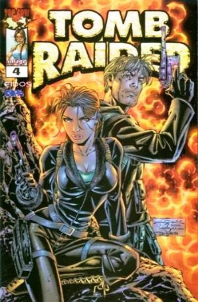 Cover for Tomb Raider: The Series (Image, 1999 series) #4 [Dynamic Forces Chrome Variant]