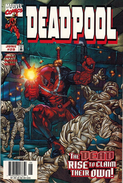 Cover for Deadpool (Marvel, 1997 series) #29 [Newsstand]