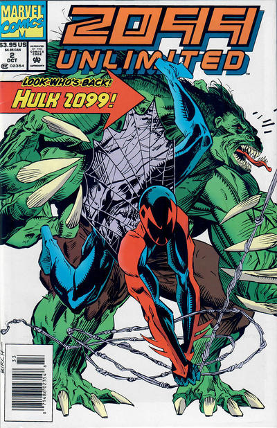 Cover for 2099 Unlimited (Marvel, 1993 series) #2 [Newsstand]