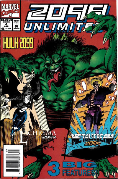 Cover for 2099 Unlimited (Marvel, 1993 series) #4 [Newsstand]