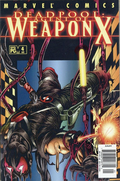 Cover for Deadpool (Marvel, 1997 series) #60 [Newsstand]