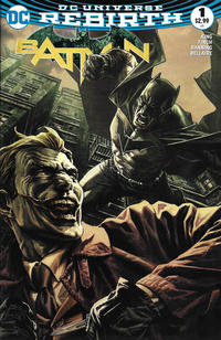 Cover for Batman (DC, 2016 series) #1 [New England Comics Lee Bermejo Cover]