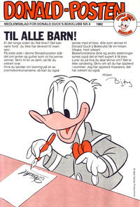 Cover Thumbnail for Donald-posten (Hjemmet / Egmont, 1980 ? series) #8/1982