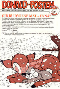 Cover Thumbnail for Donald-posten (Hjemmet / Egmont, 1980 ? series) #3/1983