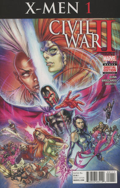 Cover for Civil War II: X-Men (Marvel, 2016 series) #1 [David Yardin Cover]
