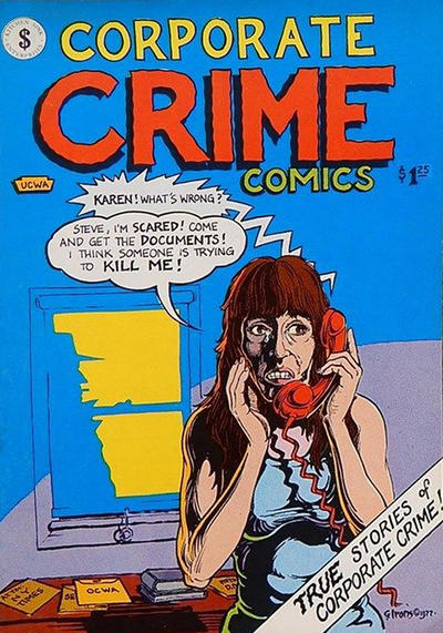 Cover for Corporate Crime (Kitchen Sink Press, 1977 series) #1 [Second and Third Printings]