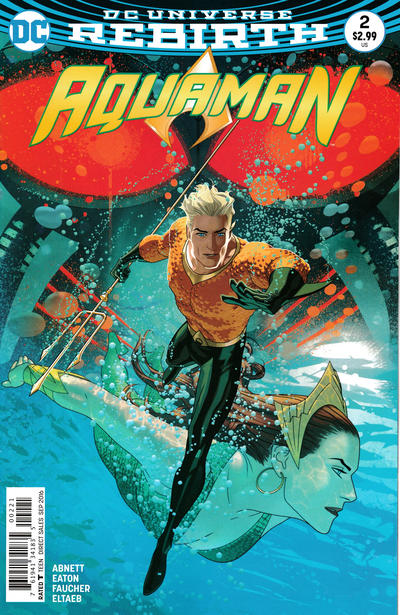 Cover for Aquaman (DC, 2016 series) #2 [Joshua Middleton Cover]