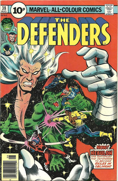 Cover for The Defenders (Marvel, 1972 series) #38 [British]