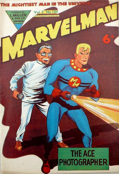 Cover for Marvelman (L. Miller & Son, 1954 series) #189