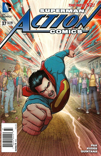 Cover for Action Comics (DC, 2011 series) #37 [Newsstand]
