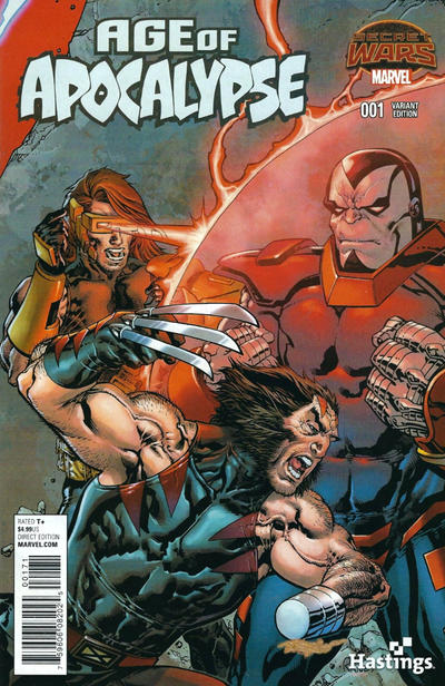 Cover for Age of Apocalypse (Marvel, 2015 series) #1 [Hastings Exclusive Tom Raney Connecting Variant]