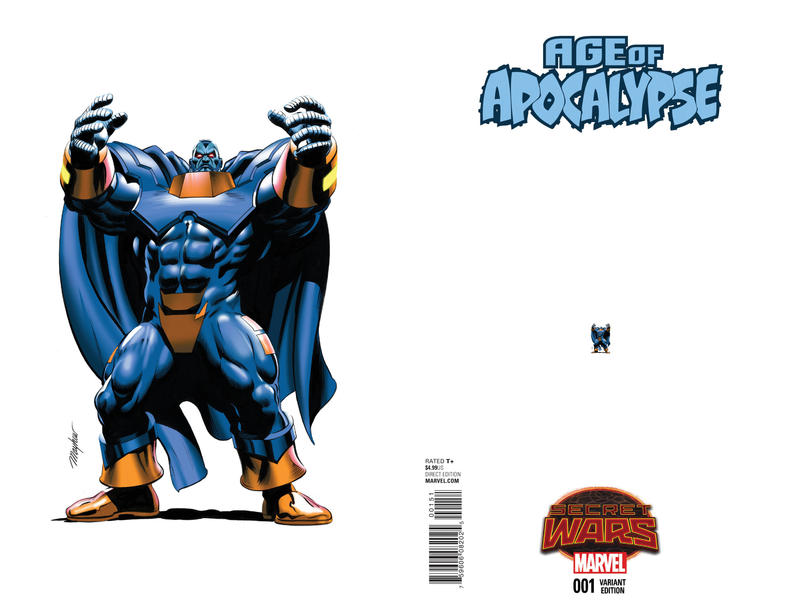 Cover for Age of Apocalypse (Marvel, 2015 series) #1 [Incentive Mike Mayhew Ant-Sized Variant]