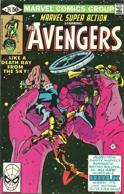 Cover for Marvel Super Action (Marvel, 1977 series) #25 [Direct]