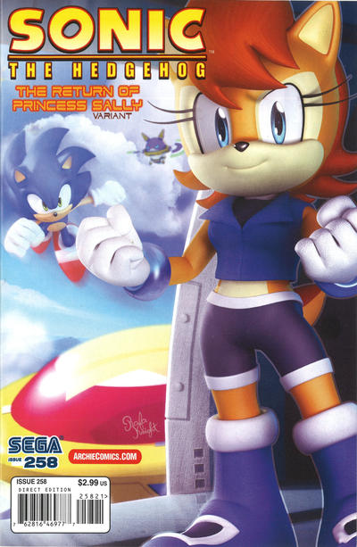 Cover for Sonic the Hedgehog (Archie, 1993 series) #258 [Sally Variant]