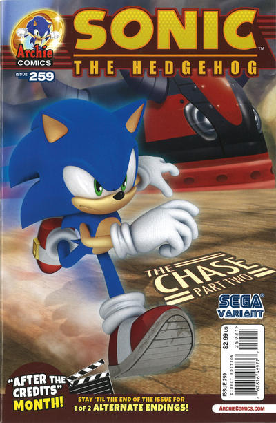 Cover for Sonic the Hedgehog (Archie, 1993 series) #259 [Sega Variant]