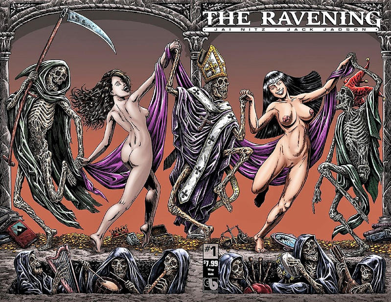 Cover for Ravening (Avatar Press, 2016 series) #1 [Wrap Nude variant]