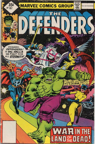 Cover for The Defenders (Marvel, 1972 series) #67 [Whitman]