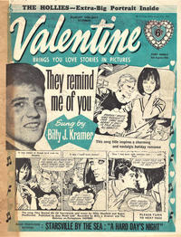 Cover Thumbnail for Valentine (IPC, 1957 series) #8 August 1964