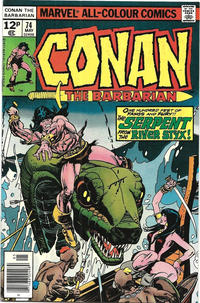 Cover for Conan the Barbarian (Marvel, 1970 series) #74 [British]