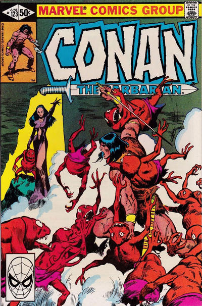Cover for Conan the Barbarian (Marvel, 1970 series) #123 [Direct]