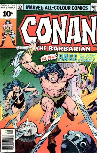 Cover for Conan the Barbarian (Marvel, 1970 series) #65 [British]