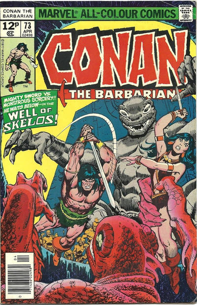 Cover for Conan the Barbarian (Marvel, 1970 series) #73 [British]