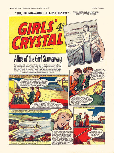 Cover for Girls' Crystal (Amalgamated Press, 1953 series) #1137