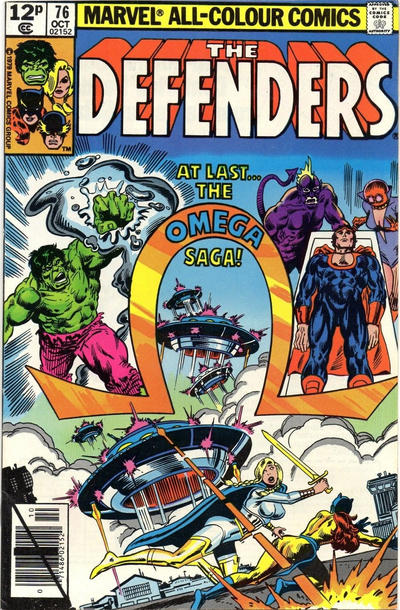 Cover for The Defenders (Marvel, 1972 series) #76 [British]