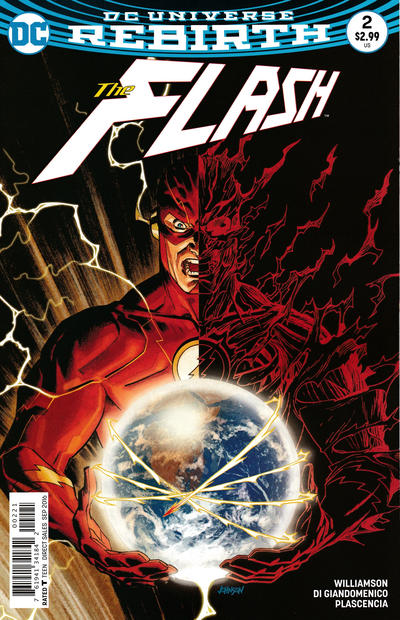 Cover for The Flash (DC, 2016 series) #2 [Dave Johnson Cover]
