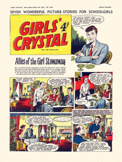 Cover for Girls' Crystal (Amalgamated Press, 1953 series) #1146